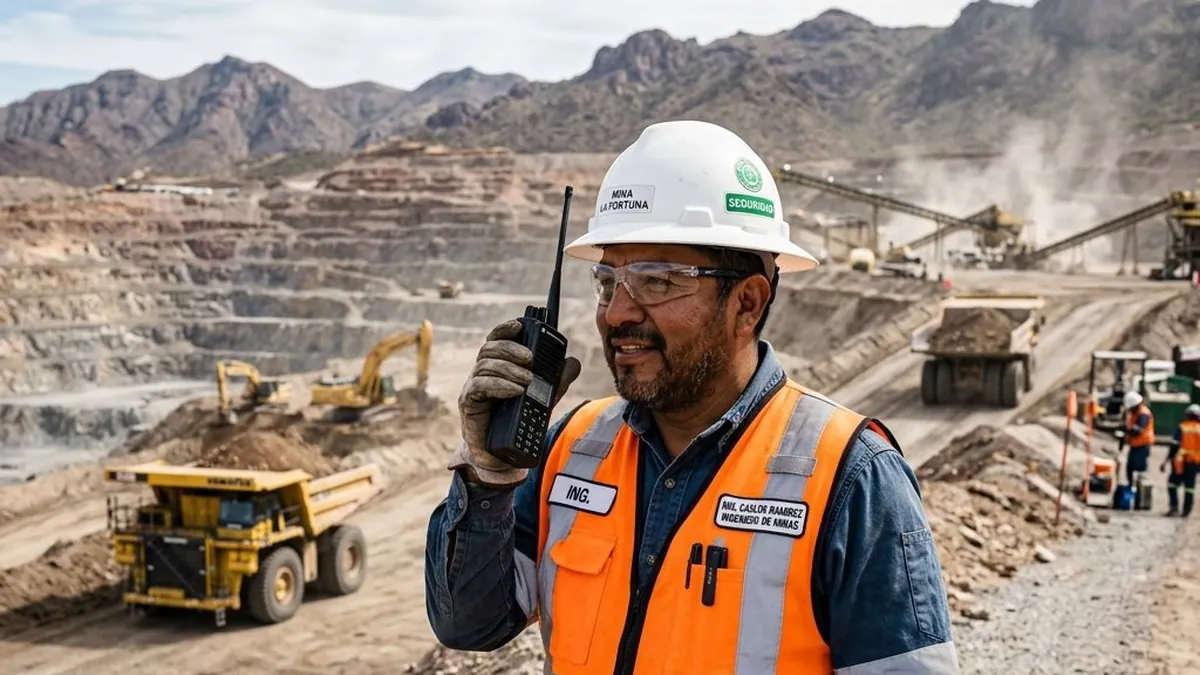 Radiocomunicación para Minería e Industria Pesada
